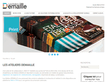 Tablet Screenshot of demaille.fr